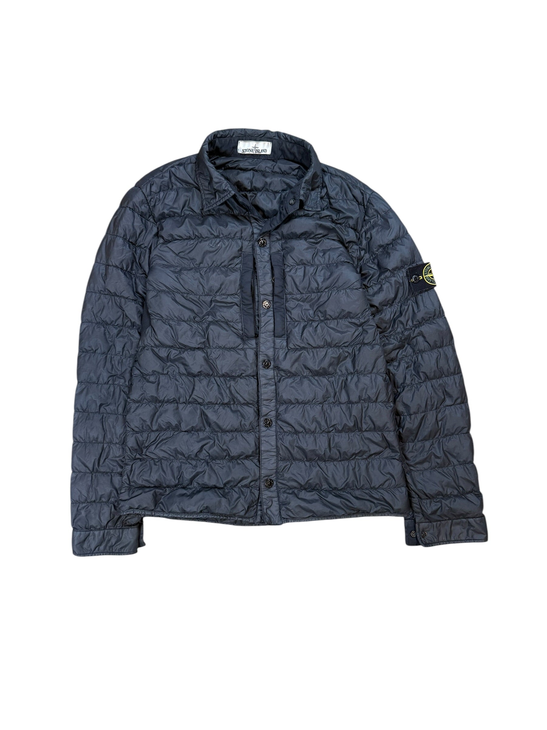 Stone Island Garment Dyed Micro Yarn Jacket - Black - Size M
