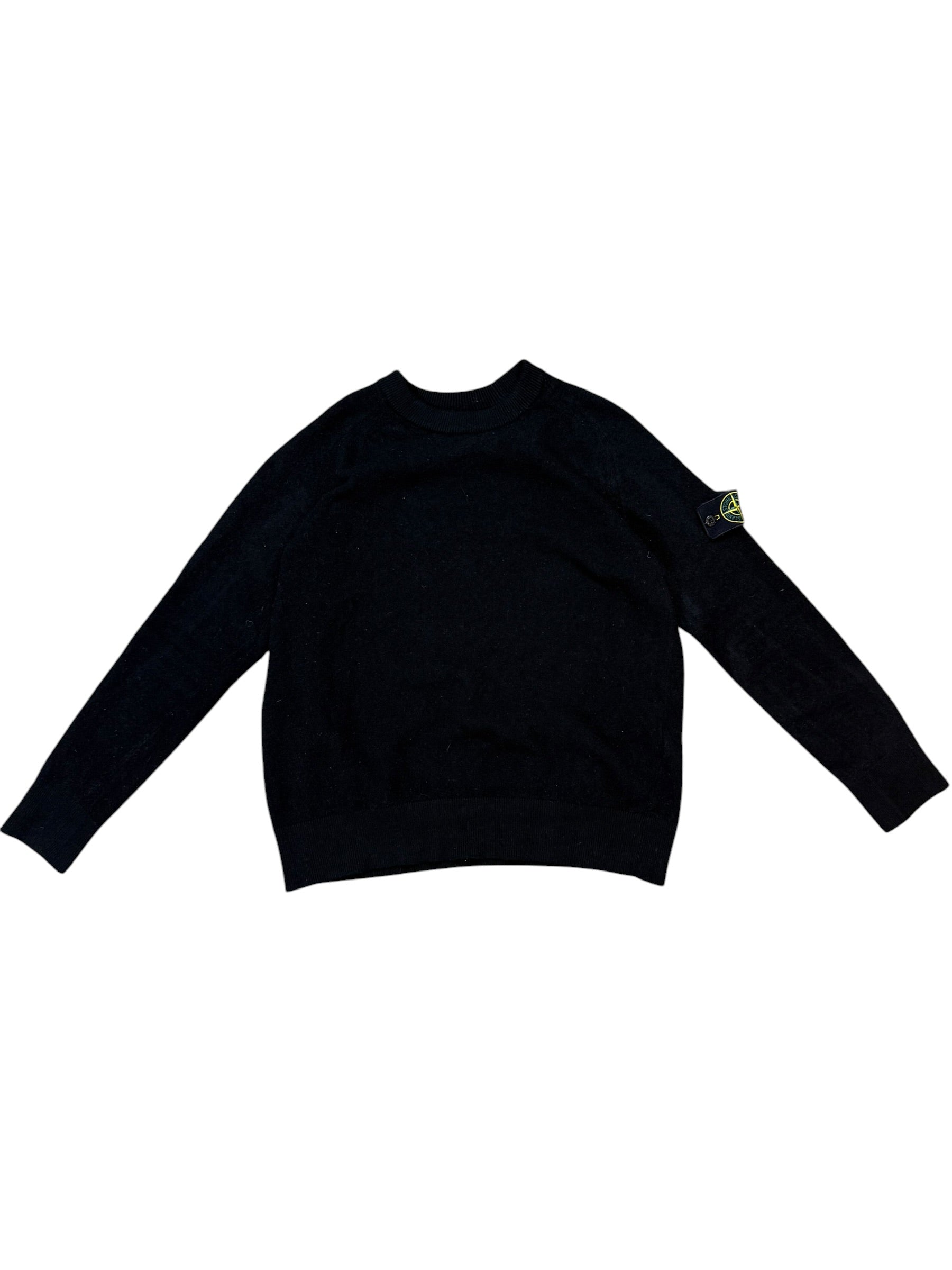 Stone Island Knit Jumper - Black - Size XL