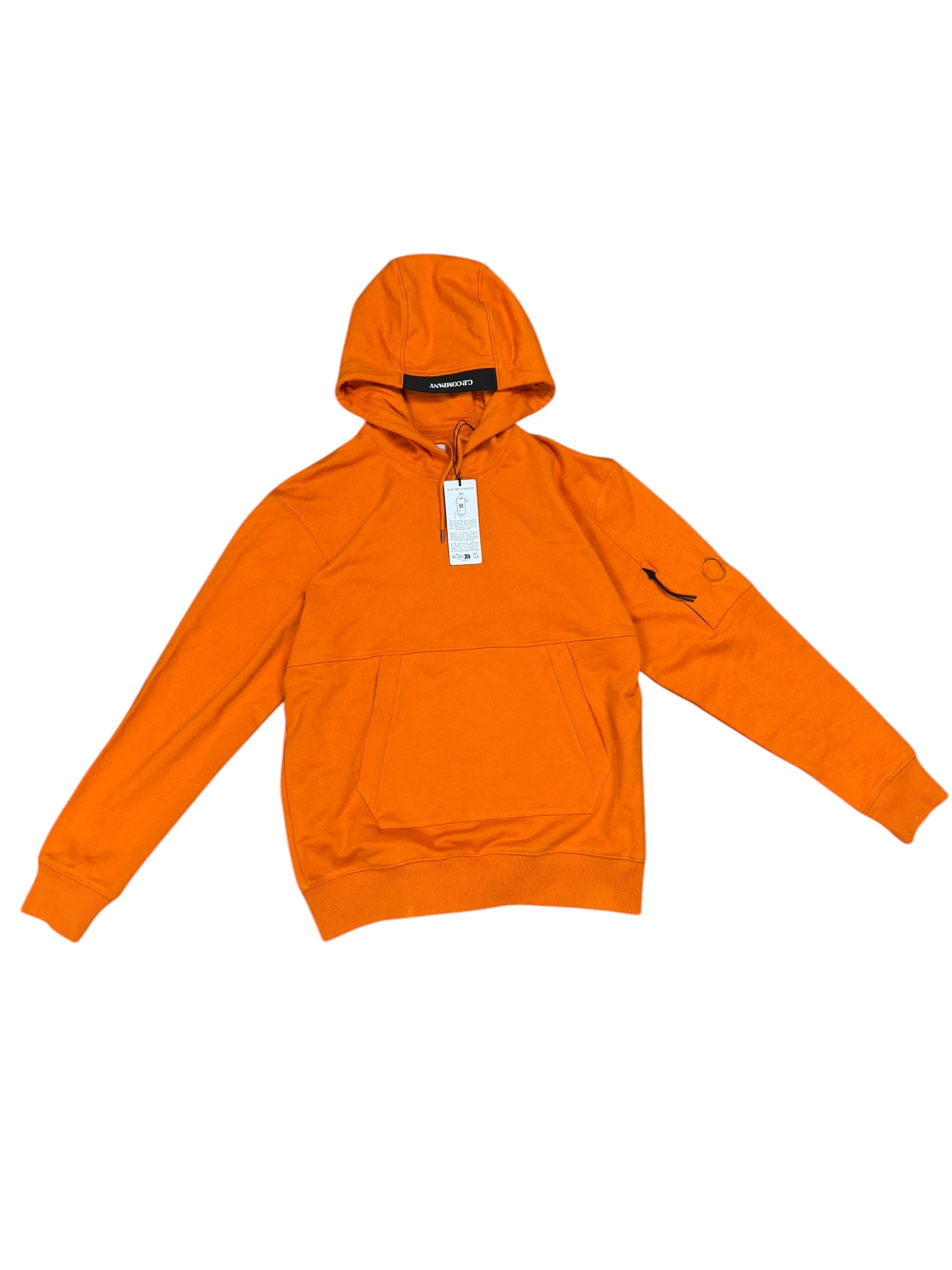 C.P. Company Pullover Hoodie - Orange - Size M