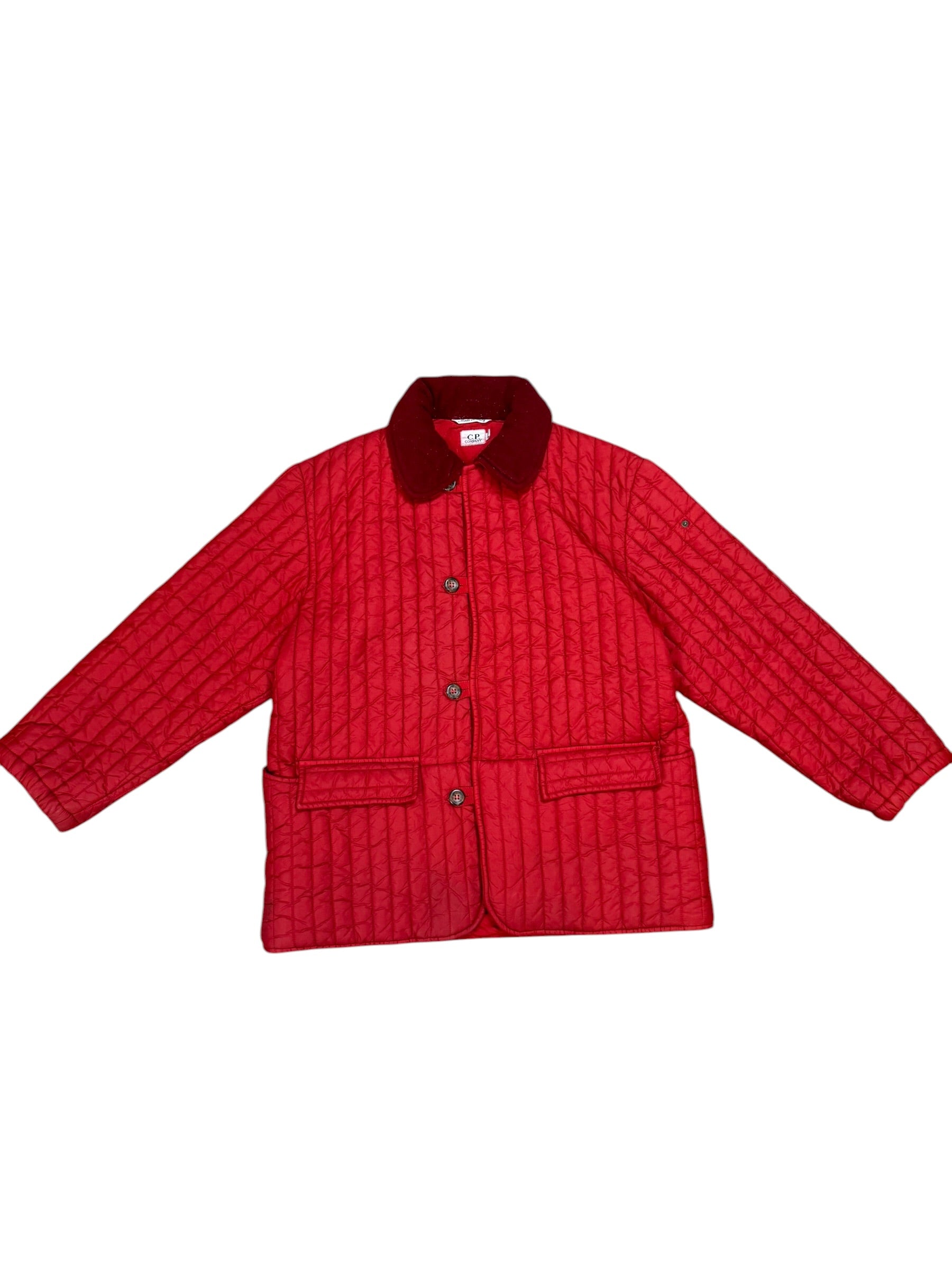C.P. Company 1995 Quilted Jacket - Red - Size S