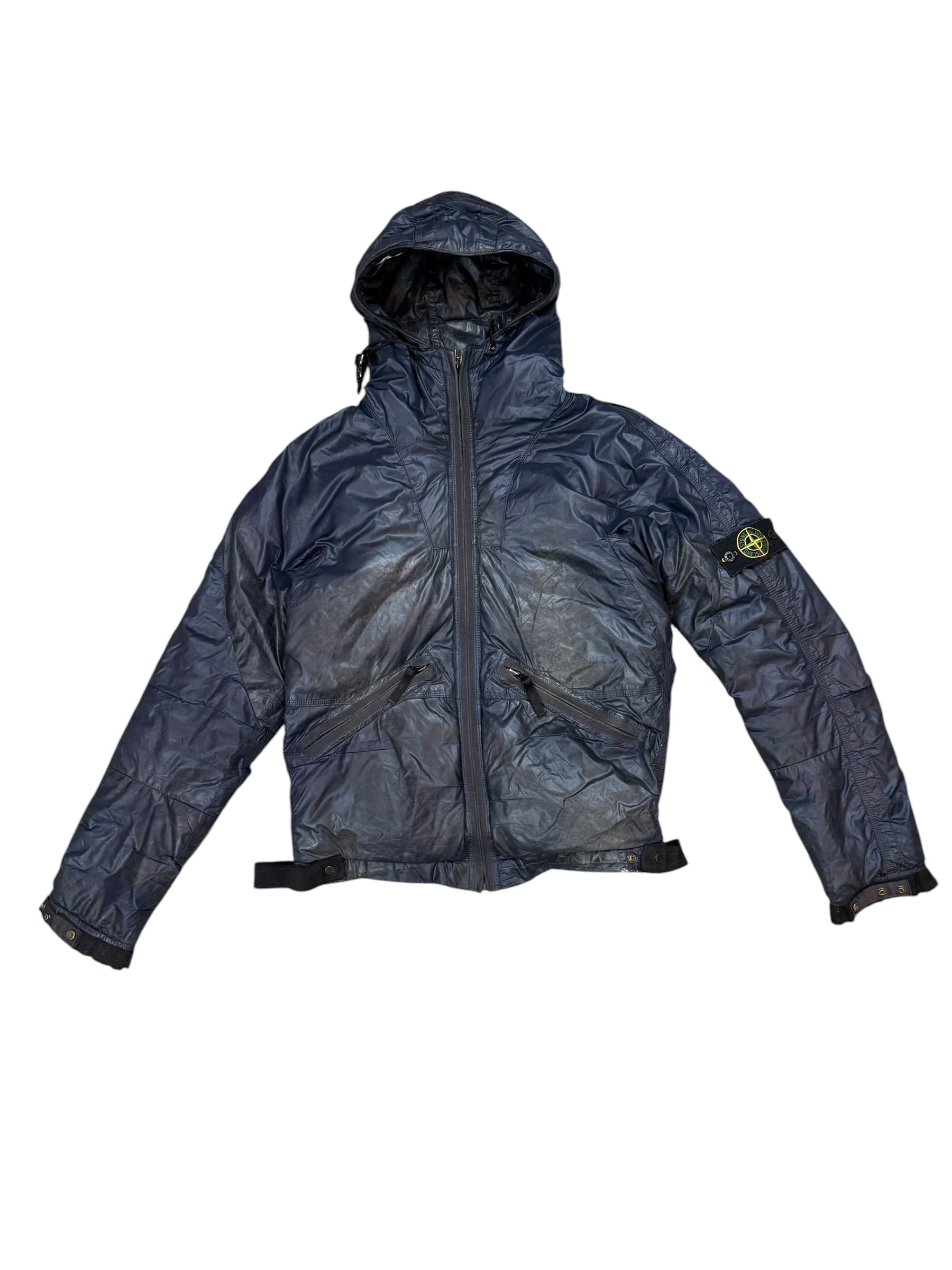 Stone Island Goose Down Jacket - Navy - Size S