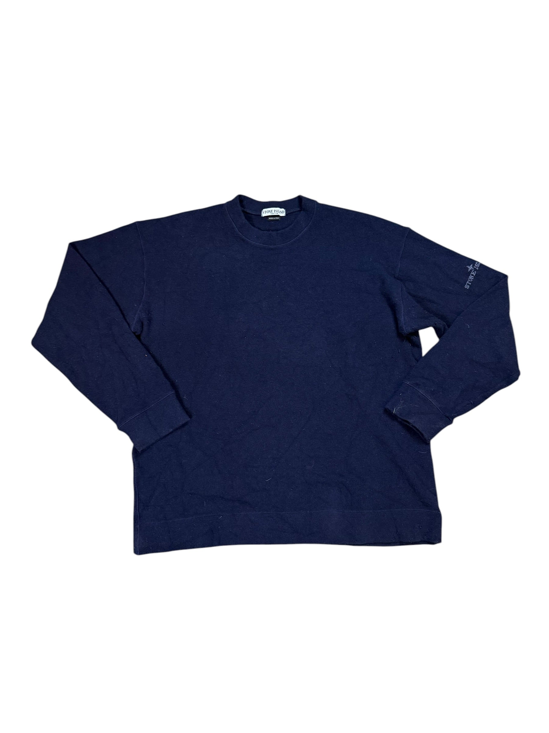 Stone Island Knit Jumper - Navy - Size XXL