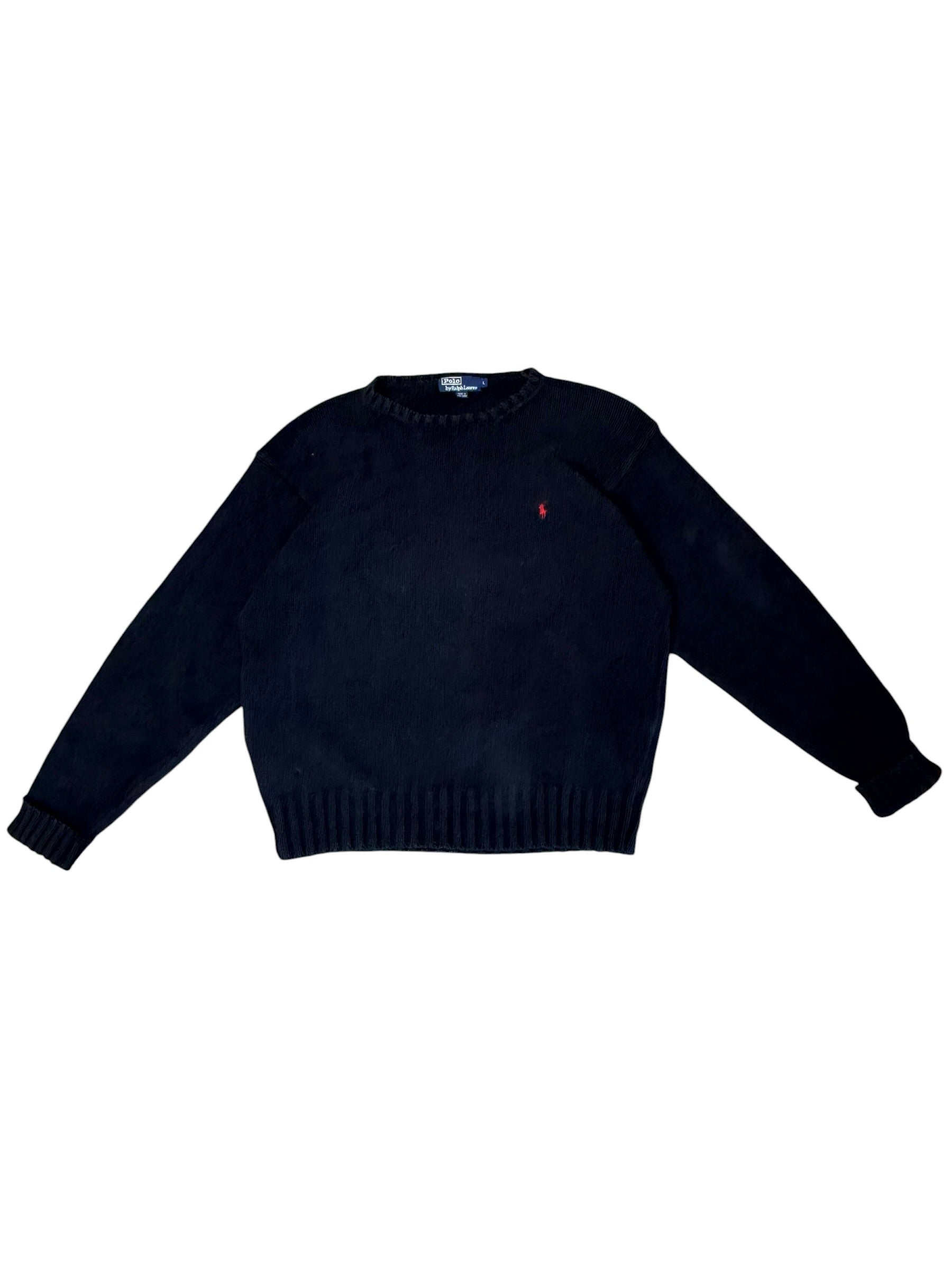 Ralph Lauren Knit Jumper - Navy - Size L