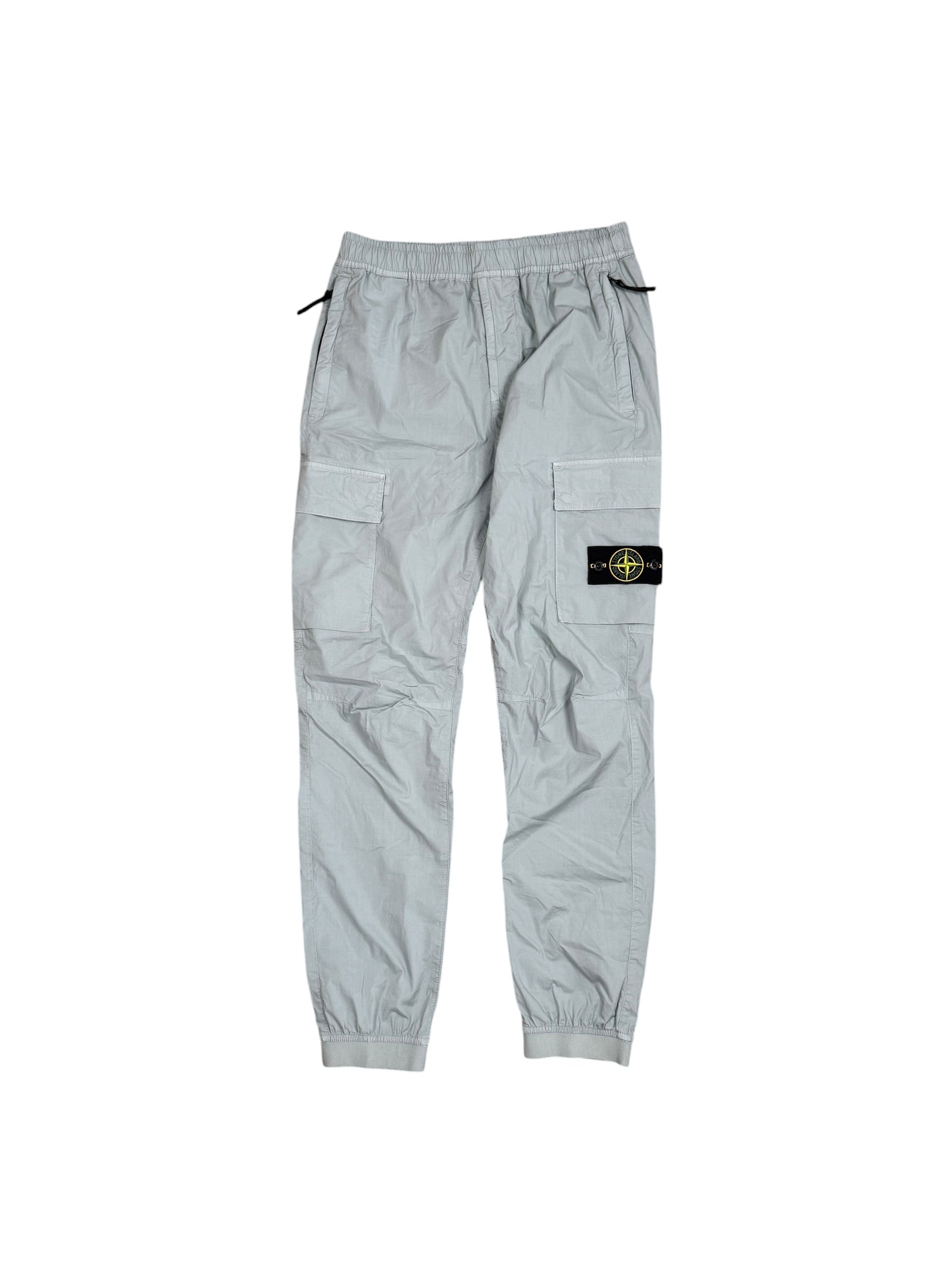 Stone Island Lightweight Cargo Trousers W30 Turquoise
