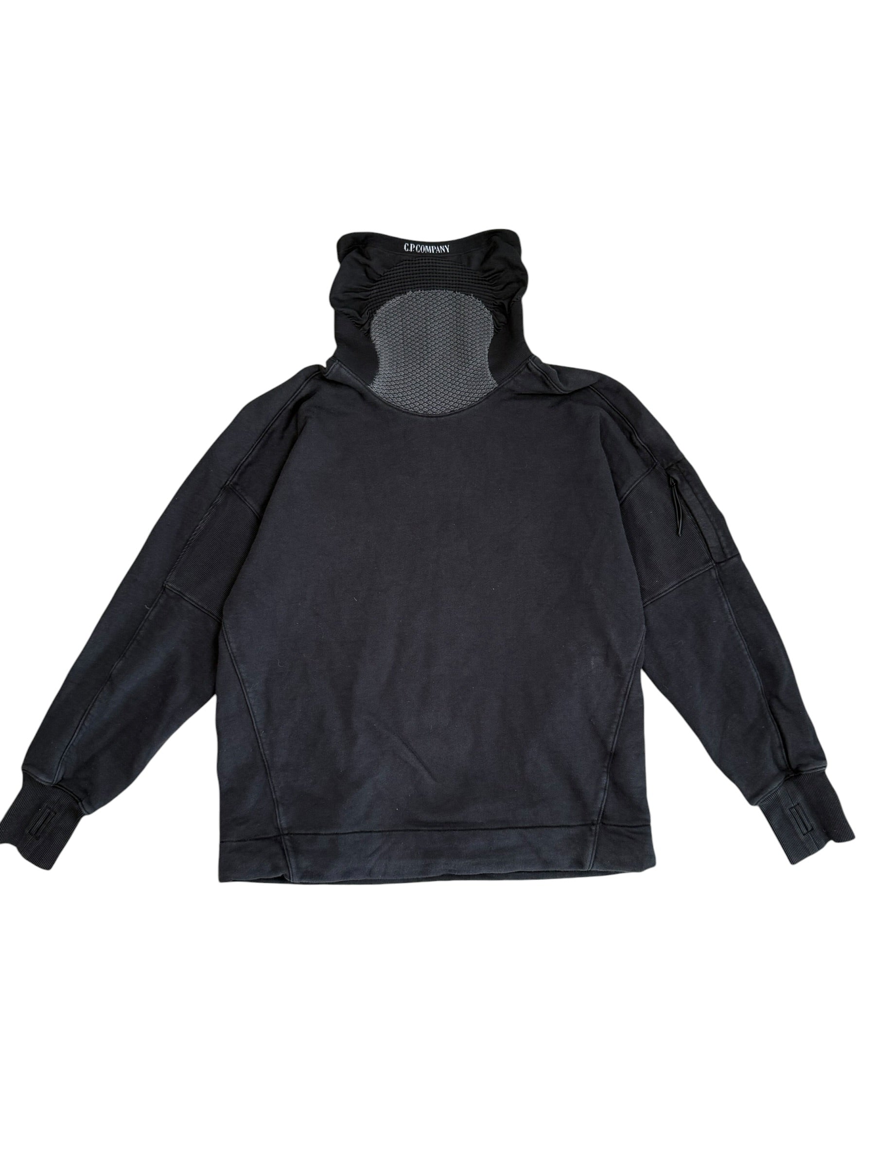 C.P.Company Crewneck Jumper With Face Protection M Black