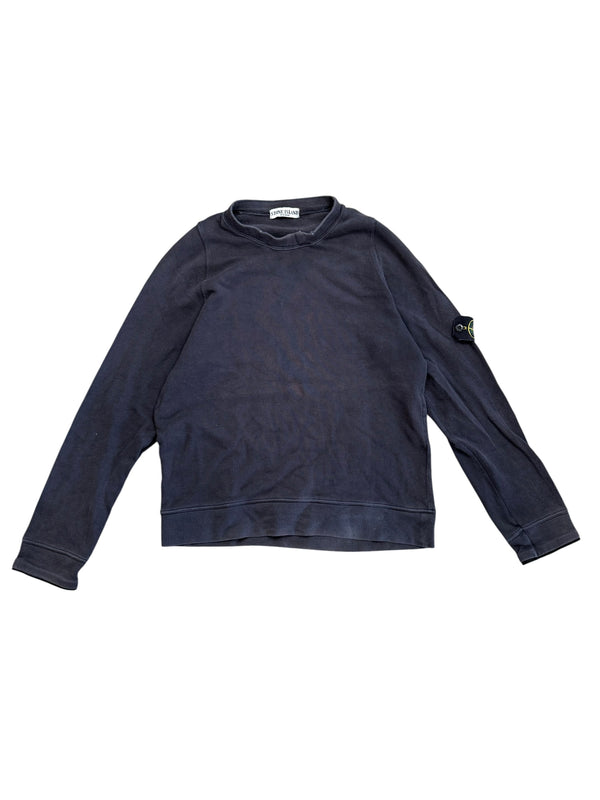 Stone Island Ribbed Knitted Jumper M Navy