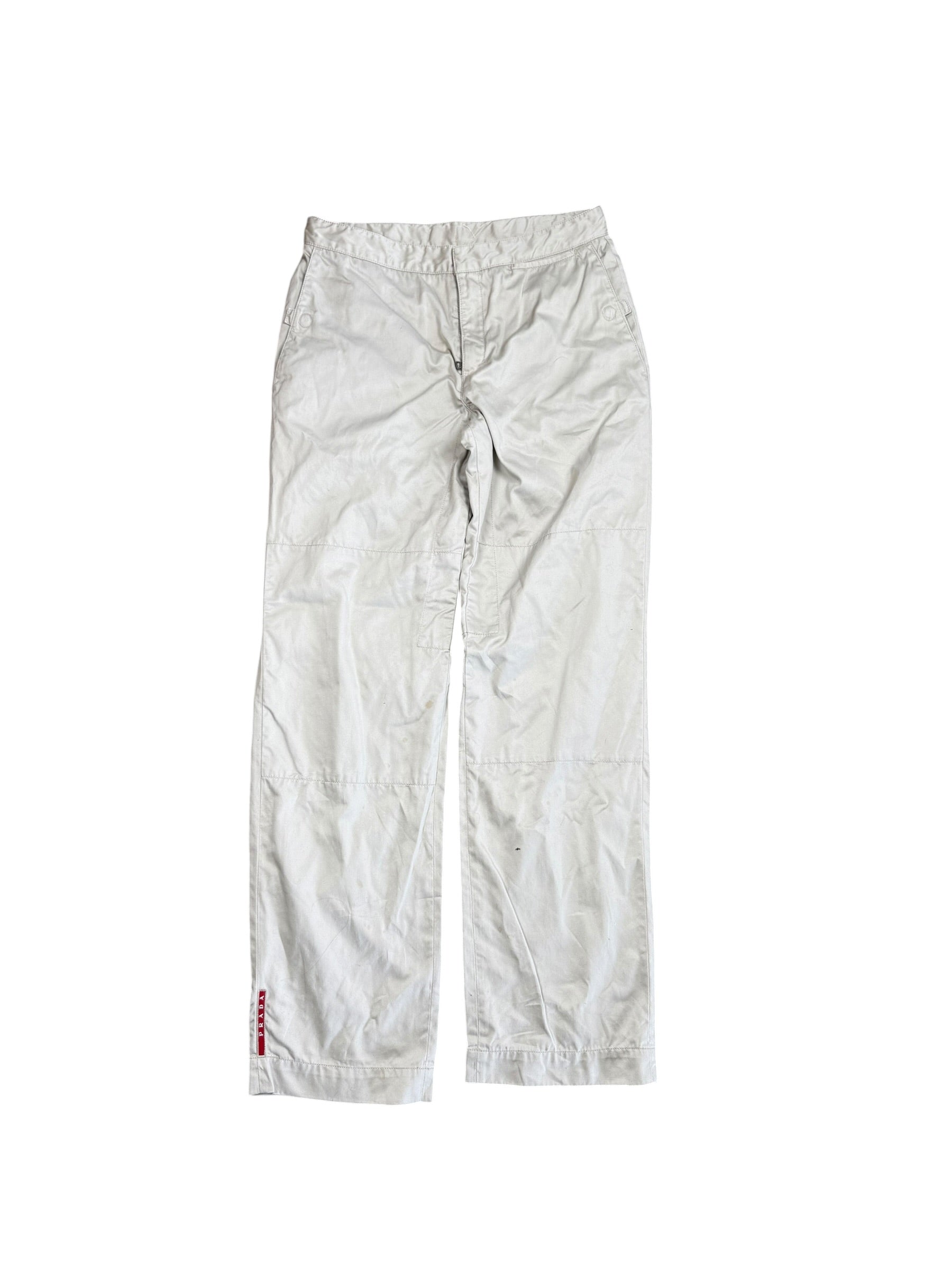Prada Sport Trousers W32 Beige