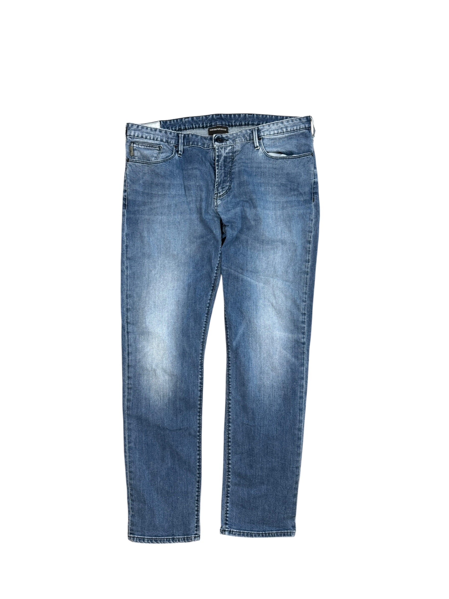 Armani Jeans Straight Leg W36 Blue