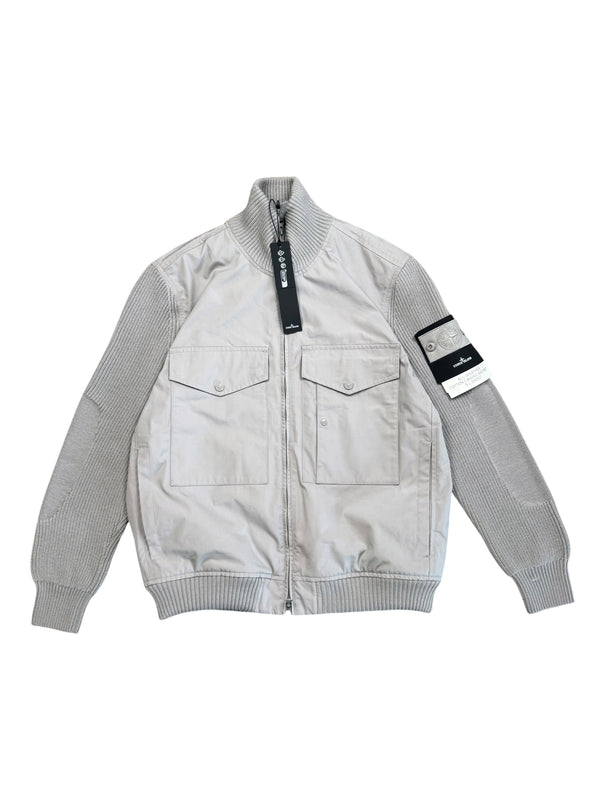 Stone Island  SS2026 All Weather Cotton and Canvas Ghost Hybrid Jacket M Beige