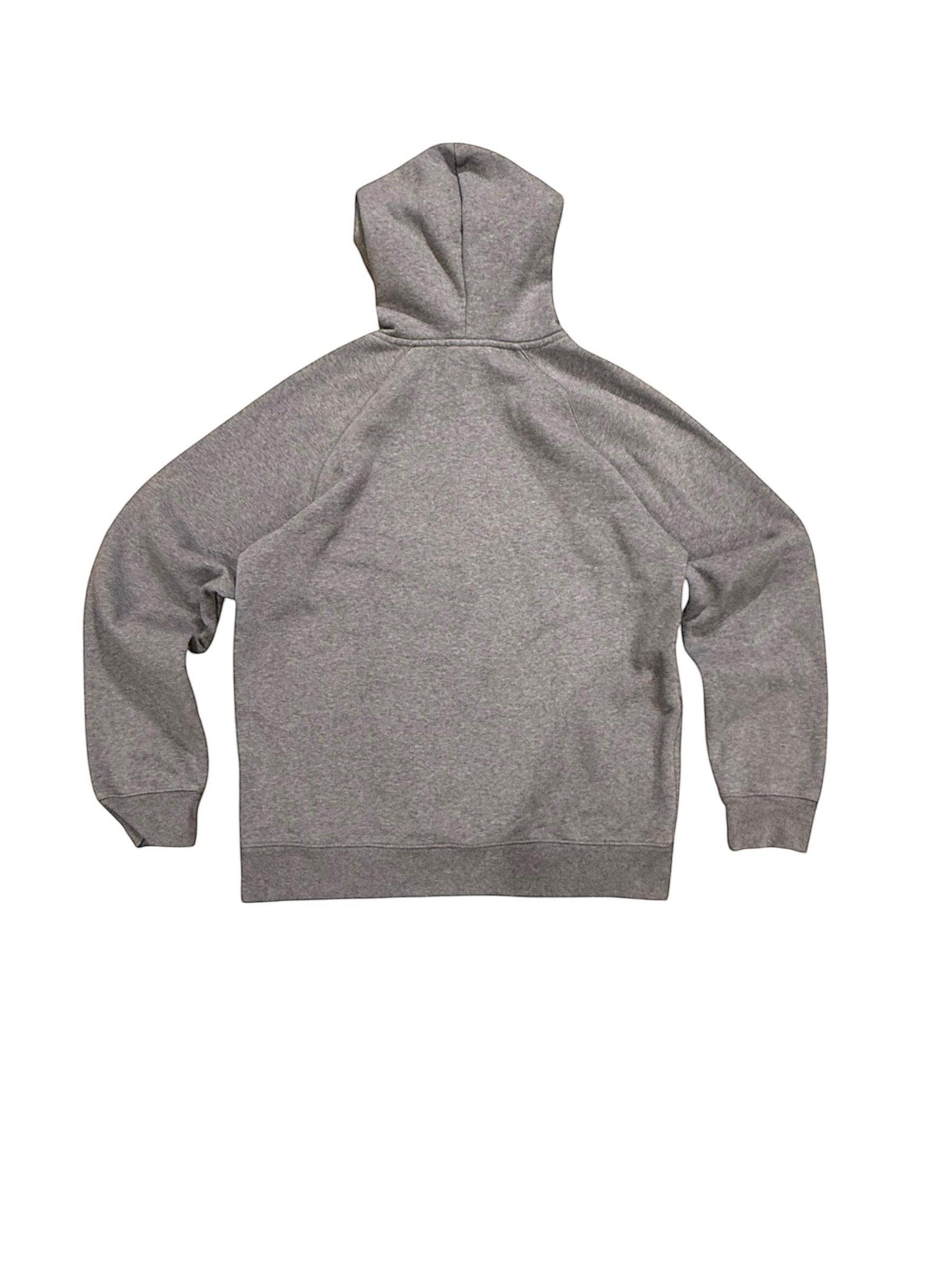 Archive No. 9 grey Carhartt hoodie, size Large, with a fleeced interior for warmth and durability.