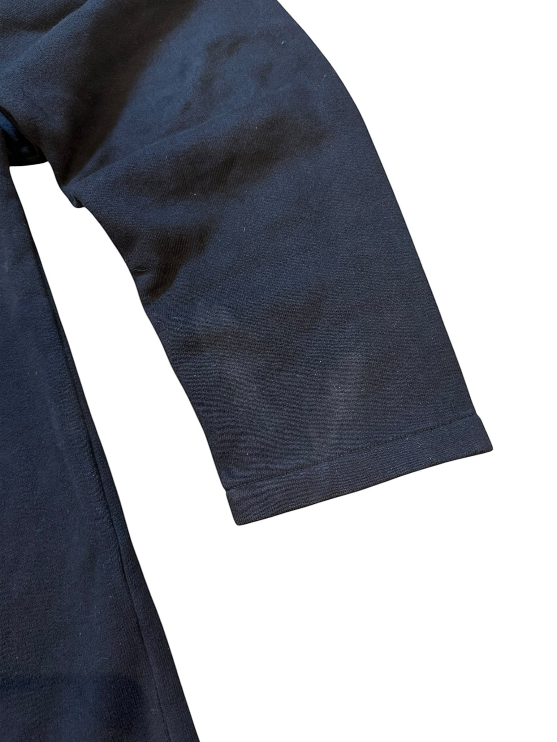 Archive No. 9 black C.P. Company Quarter Zip jumper, size Large, made in Italy with adjustable drawstrings.