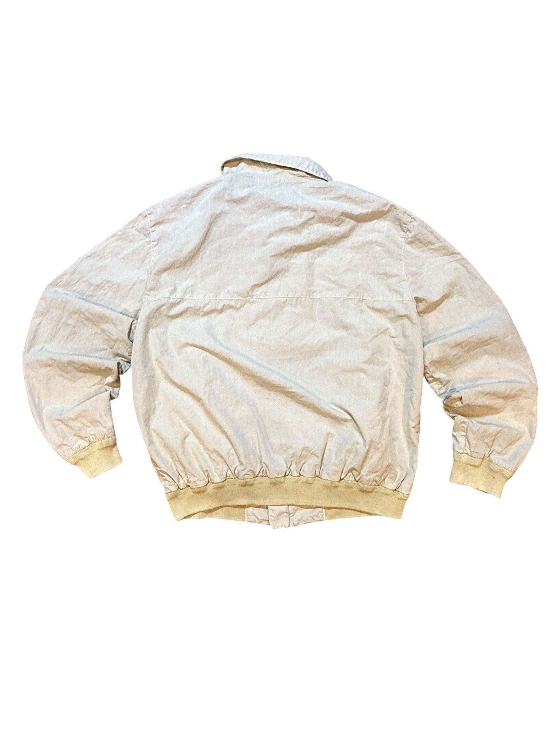 Archive No. 9 C.P. Company cream bomber jacket, size Large, with dual lining and mesh interior. Vintage Italian garment.