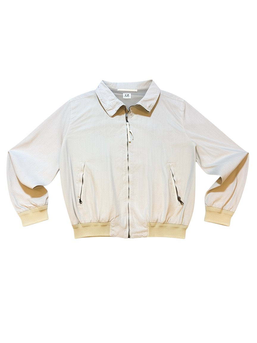 Archive No.9 cream/beige C.P. Company bomber jacket, size Large. Vintage Italian jacket with dual lining and mesh interior.
