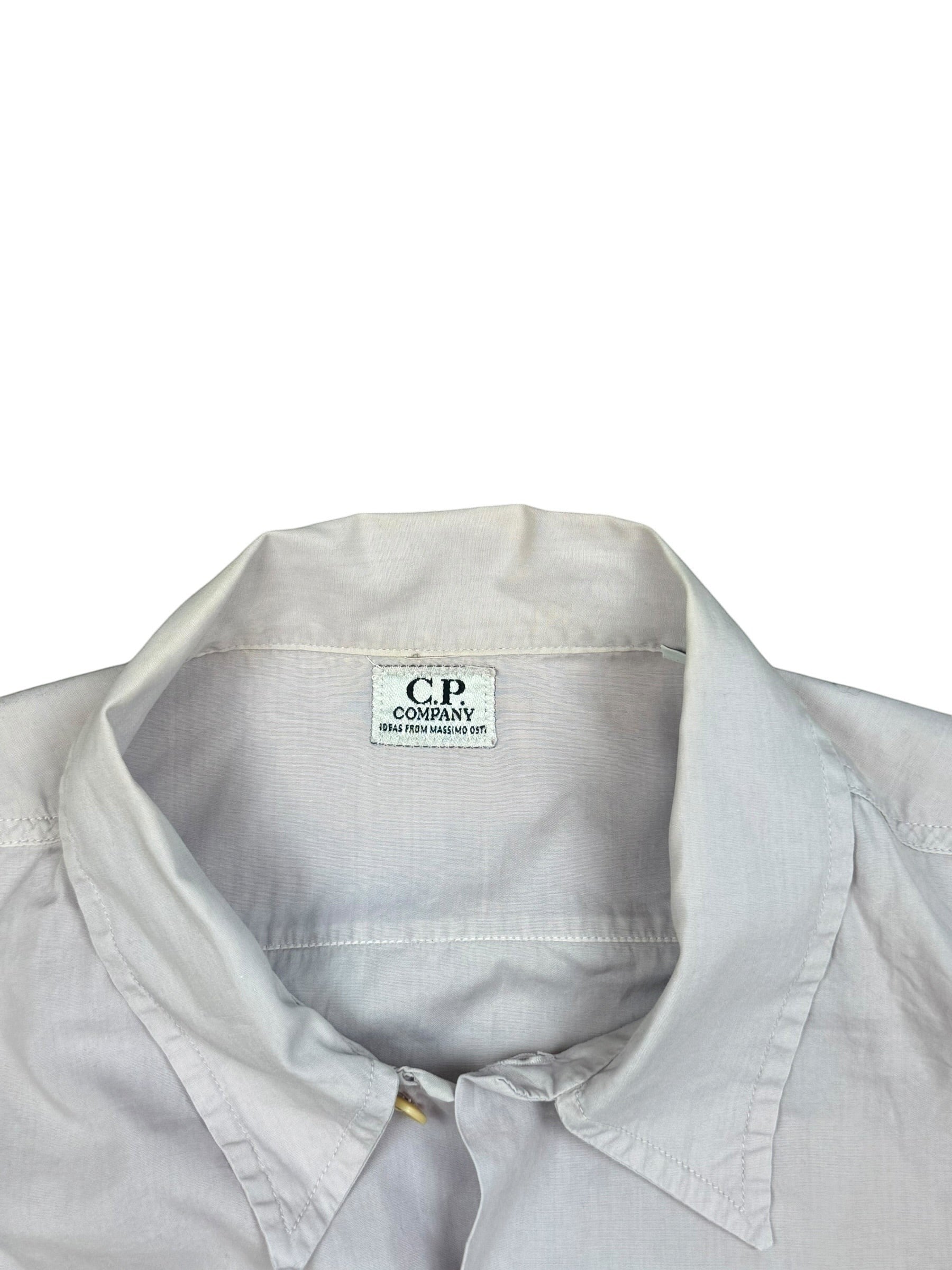 Archive No. 9 C.P. Company 1990s Ideas From Massimo Osti purple cotton shirt, size L. Lightweight regular fit shirt.