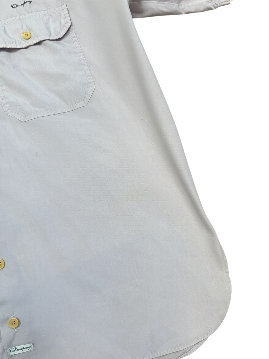 Archive No. 9 C.P. Company 1990s purple cotton shirt, regular fit, lightweight, Ideas From Massimo Osti era styling.