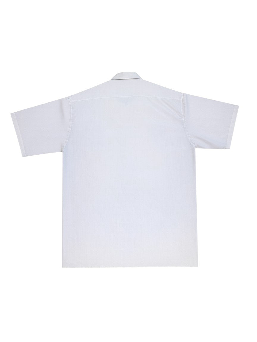 Archive No. 9 1990s C.P. Company purple cotton short-sleeve shirt, size L. Regular fit, can be worn as an overshirt.