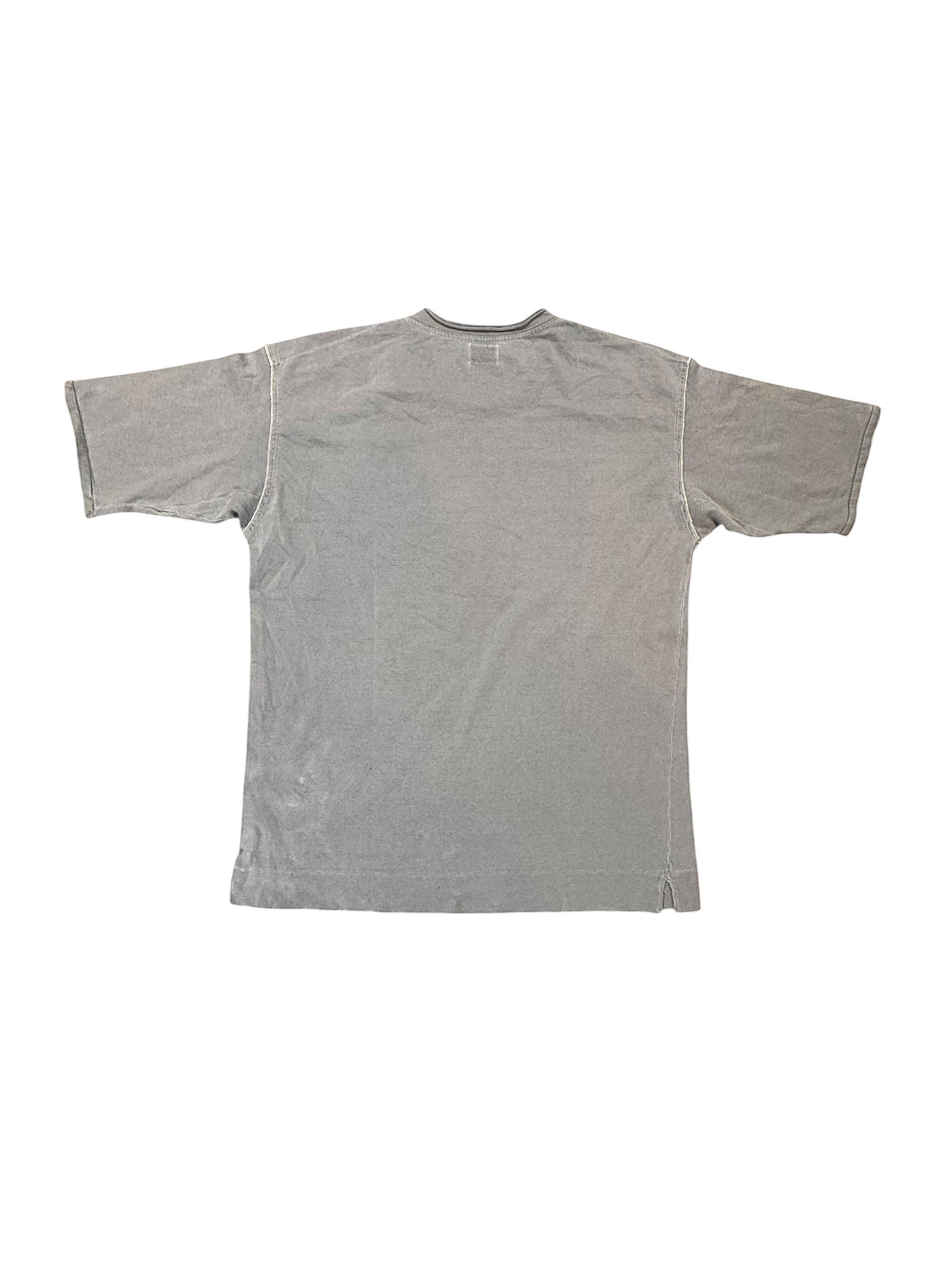 Archive No. 9 vintage grey 100% cotton T-Shirt, size M. Features a relaxed fit and understated design.