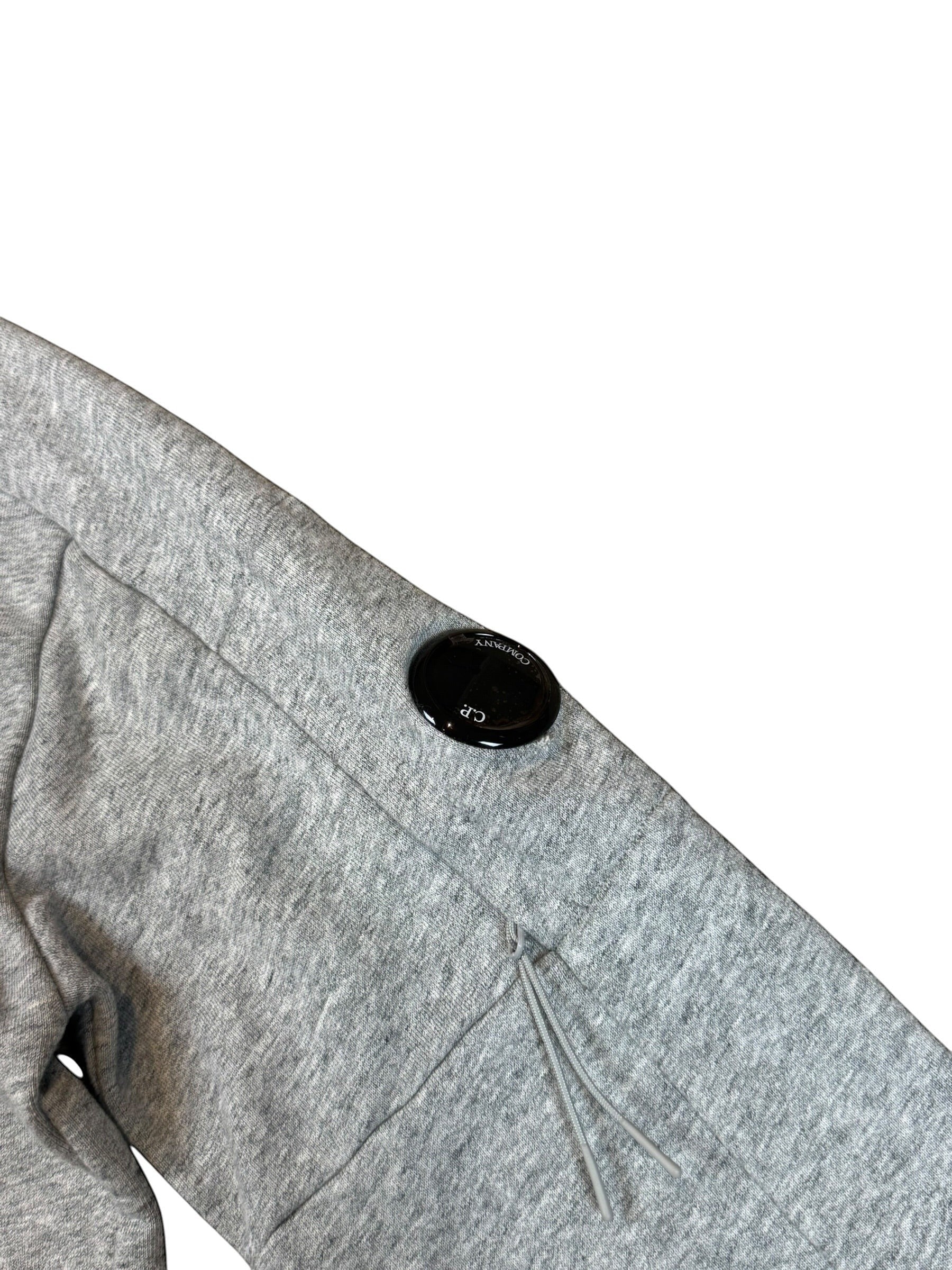 Archive No. 9 grey C.P. Company Quarter Zip jumper with iconic lens detail on the arm. Size M.