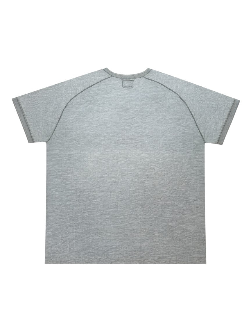 Archive No. 9 grey C.P. Company Sportswear T-shirt, size XL, with a muscle fit and lightweight, breathable material.