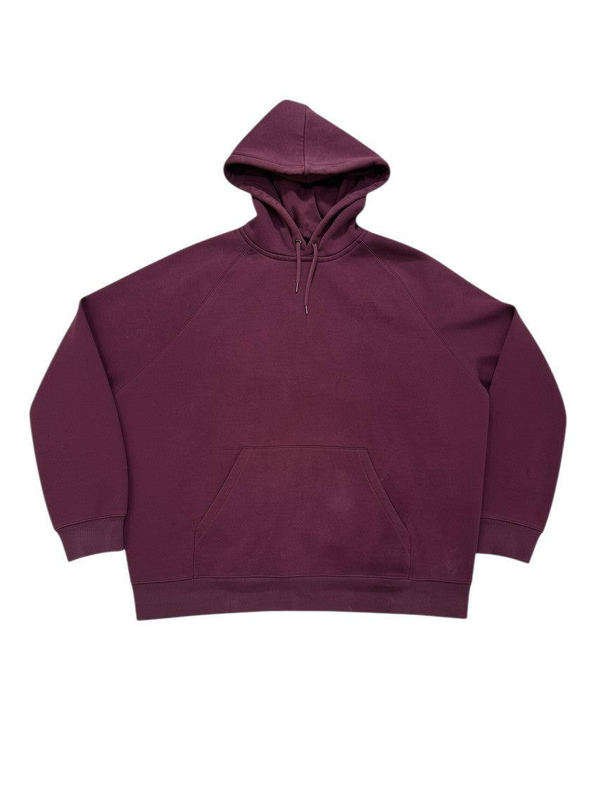 Archive No. 9 maroon Carhartt hoodie, size XL, with a fleeced interior and front pocket.