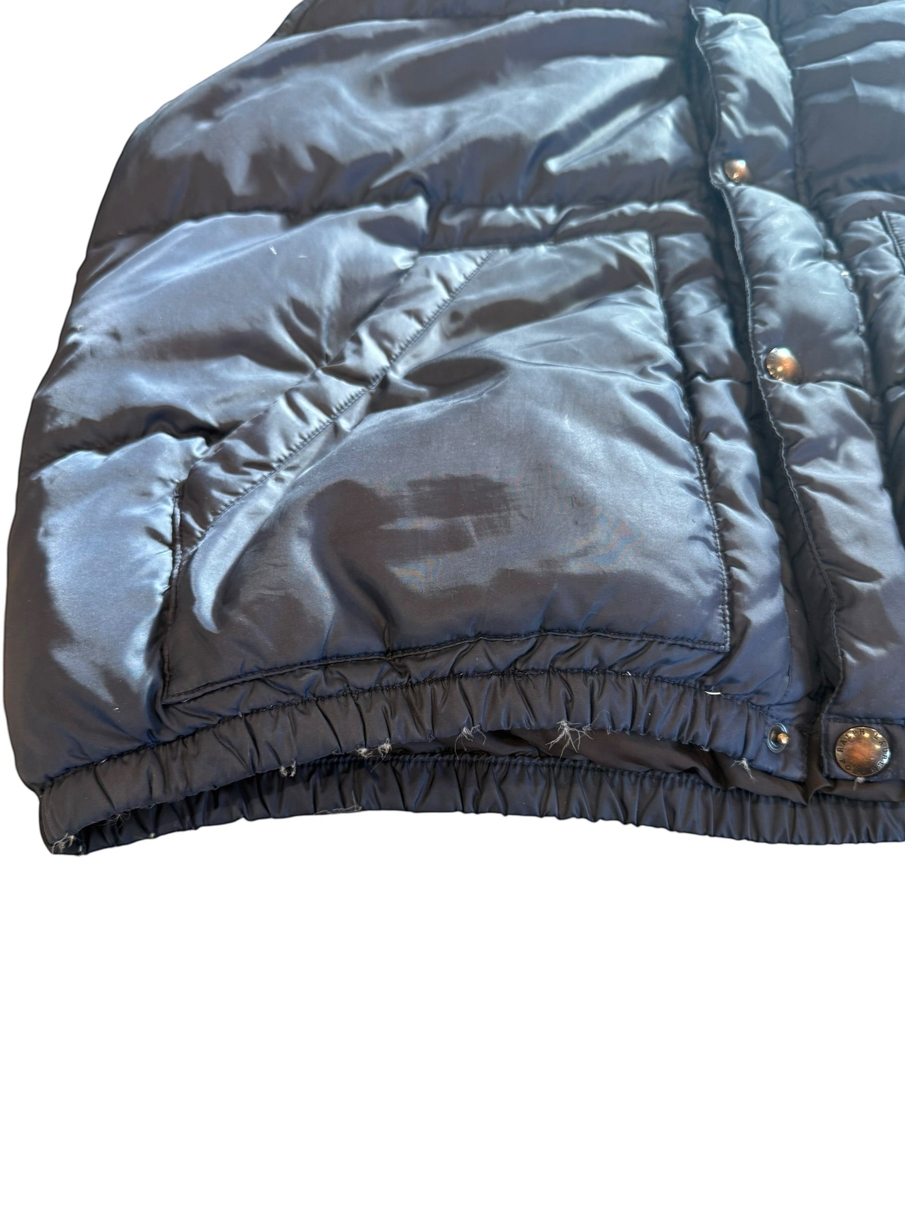 Archive No. 9 Ralph Lauren navy down-filled gilet, size XXL, lightweight and breathable body warmer.