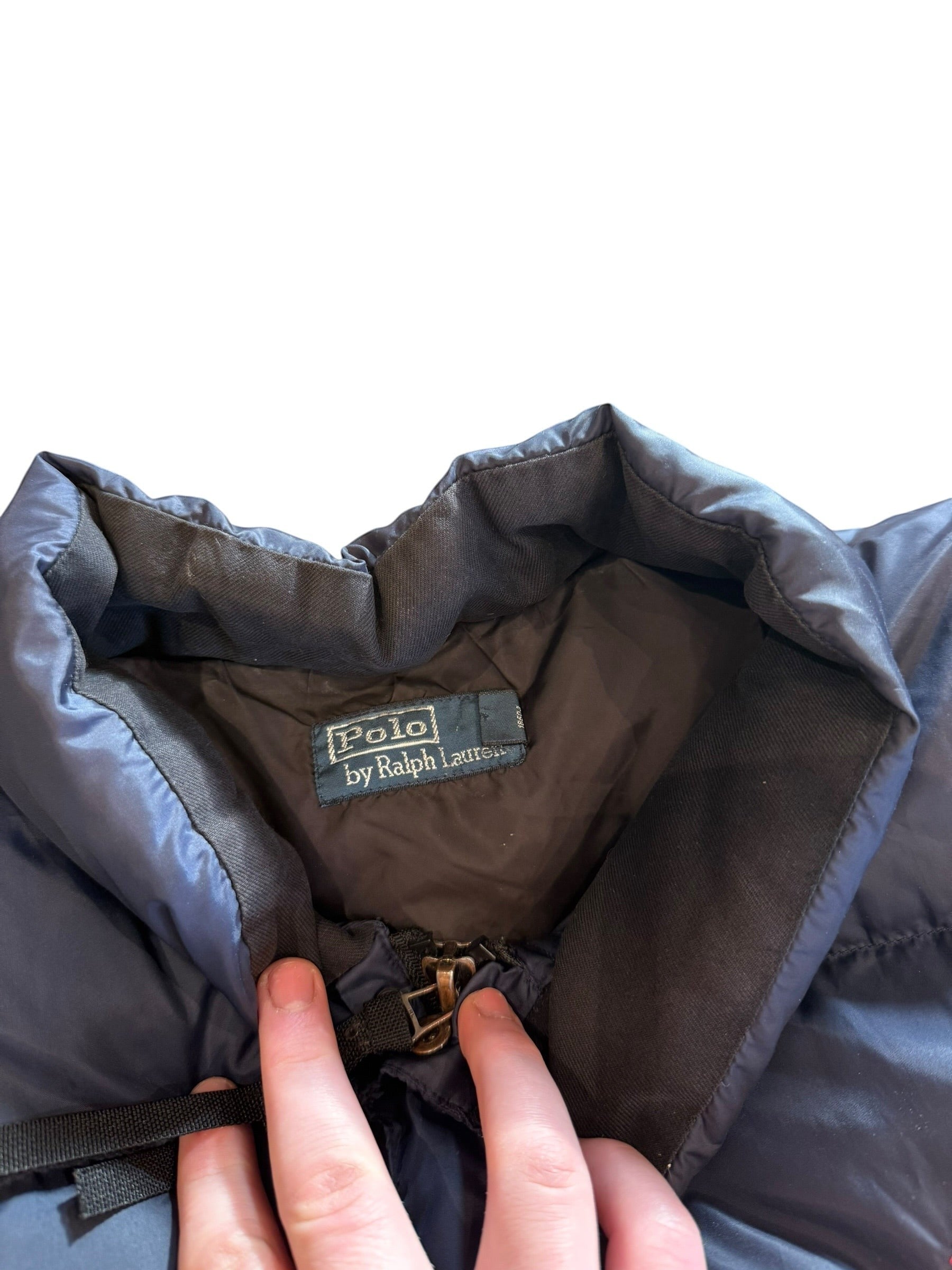 Archive No. 9 navy down-filled Ralph Lauren gilet, size XXL, lightweight and breathable.