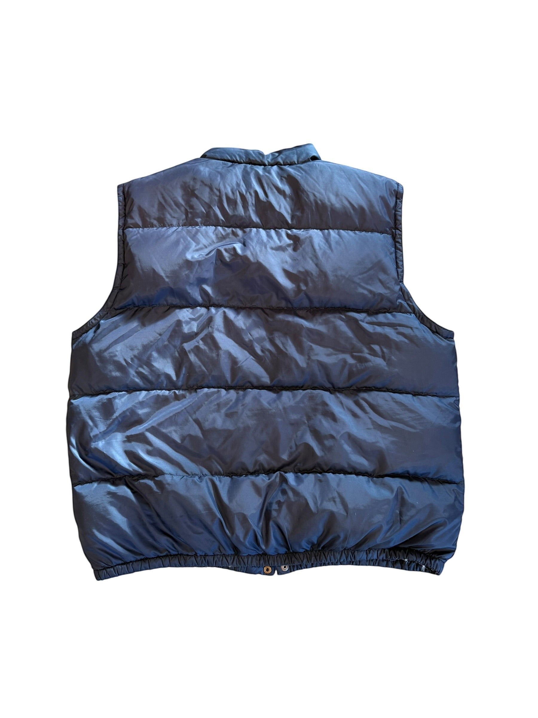 Archive No. 9 Ralph Lauren navy down-filled gilet, size XXL. Lightweight and breathable body warmer.