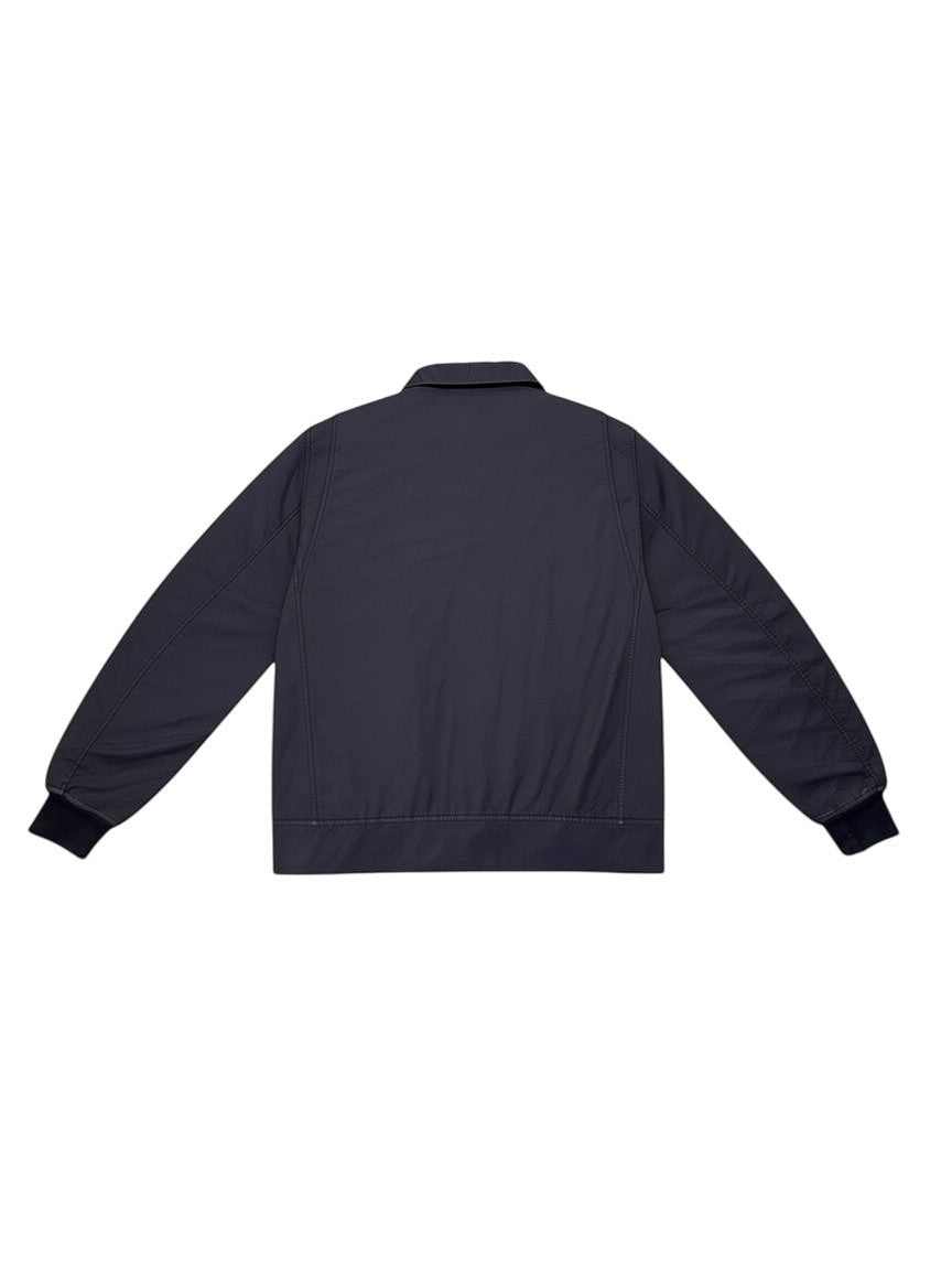 Archive No. 9 Stone Island DAVID-TC Harrington Jacket in black, XL. Waterproof, wind-resistant, regular fit, made in Italy.