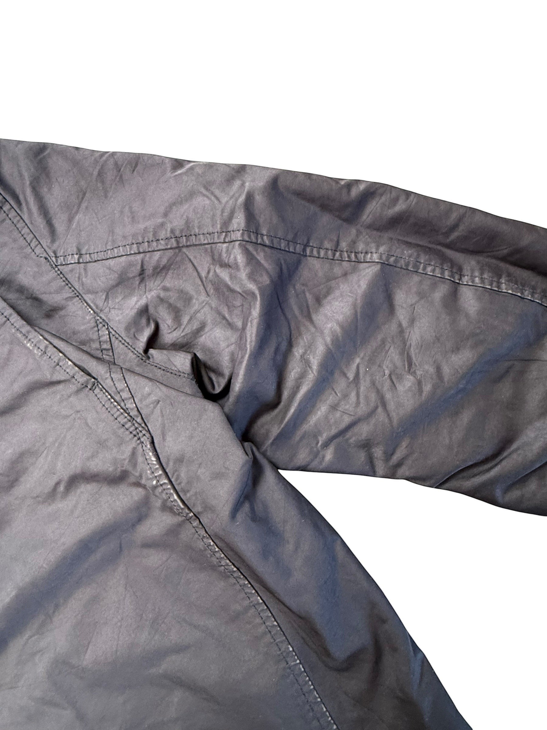 Archive No. 9 Stone Island DAVID-TC Harrington Jacket in black. Waterproof, wind-resistant, regular fit, size XL.