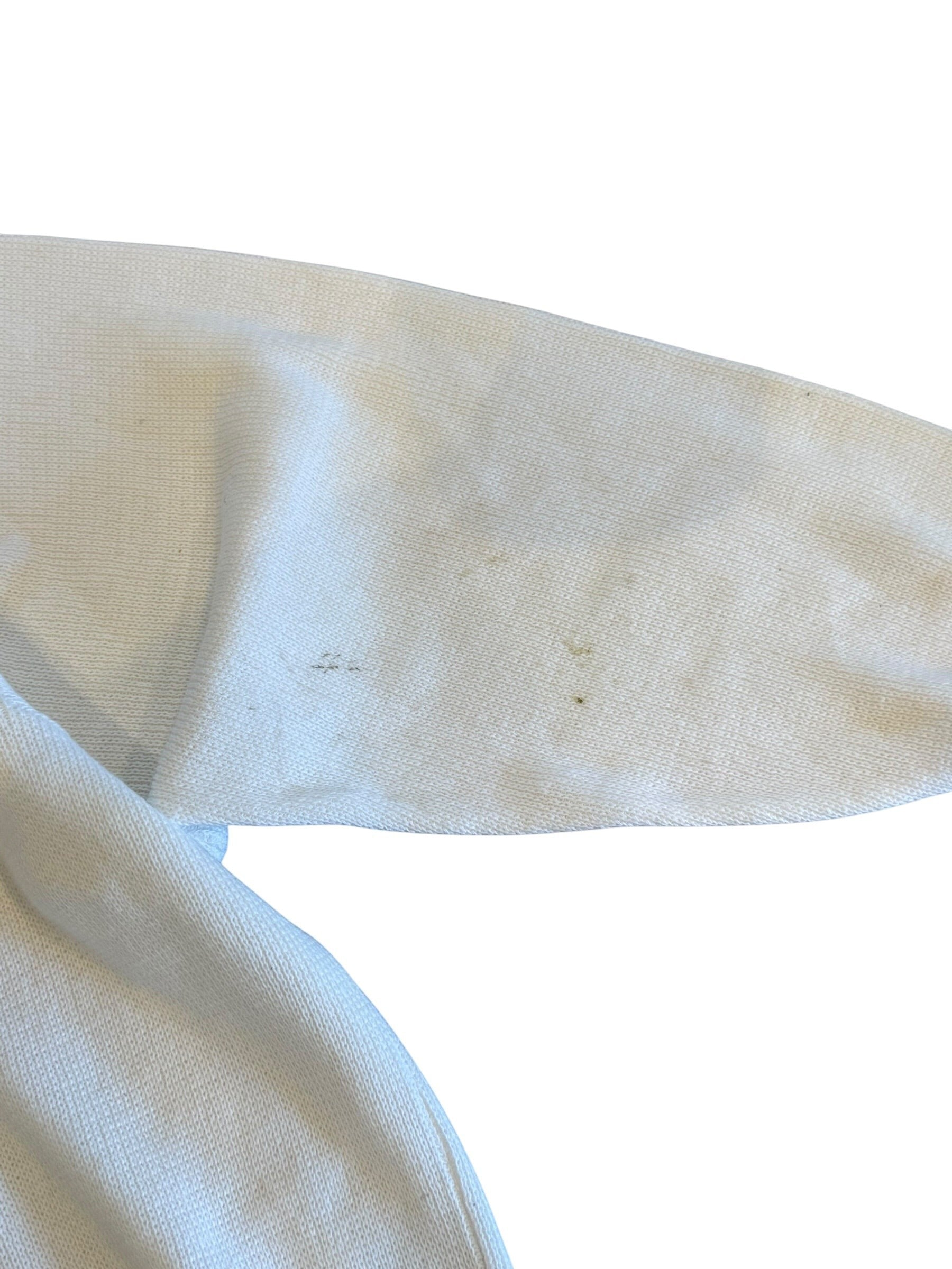 Archive No.9 Valentino white Knit Jumper, size L, with small marks on the arm.