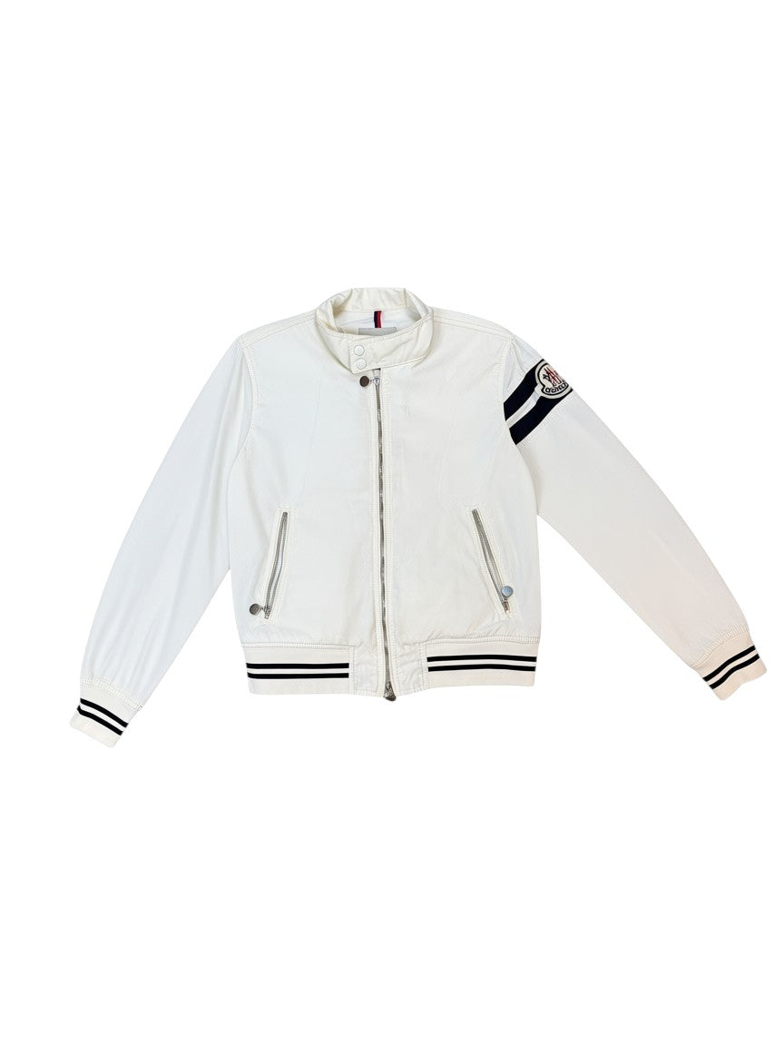 Moncler Bomber Jacket - White - Size M